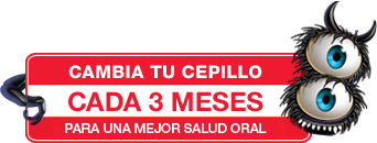CAMBIA TU CEPILLO CADA 3 MESES PARA UNA MEJOR SALUD ORAL