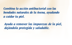 Jabón Protex Avena. Combina la acción antibacterial con las bondades naturales de la Avena, ayudando a cuidar tu piel. Remueve las impurezas de la piel, dejándola suave y limpia.