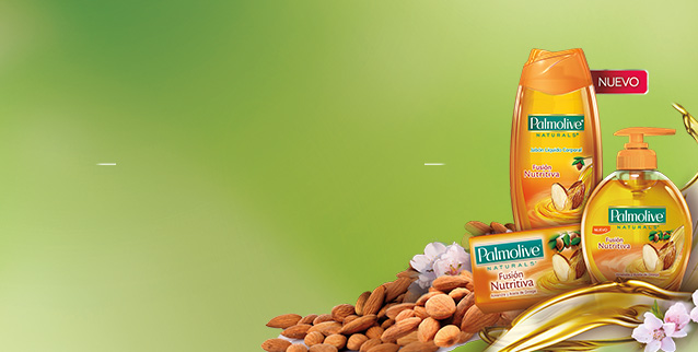 Palmolive Naturals Fusión Nutritiva con Aceites de Almendra y Omega 3 Palmolive Naturals Extracto de Frutos del Bosque y Agua de Coco