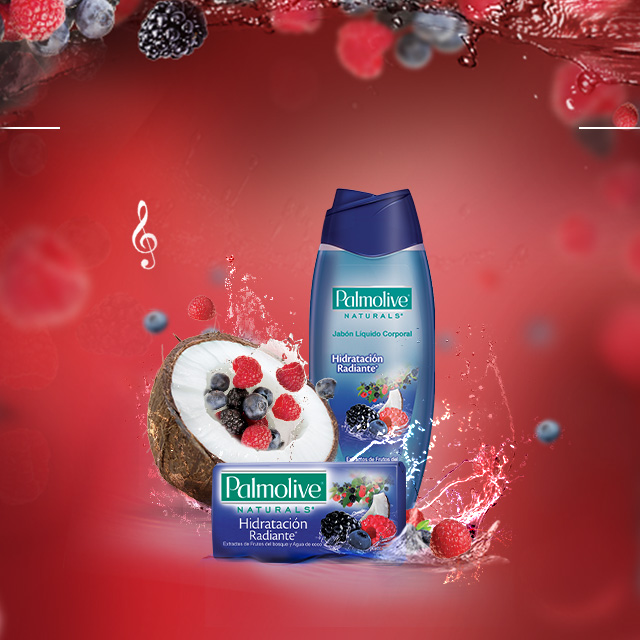 Palmolive Naturals Extracto de Frutos del Bosque y Agua de Coco Palmolive Naturals Extracto de Frutos del Bosque y Agua de Coco