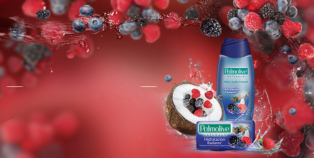 Palmolive Naturals Extracto de Frutos del Bosque y Agua de Coco Palmolive Naturals Extracto de Frutos del Bosque y Agua de Coco